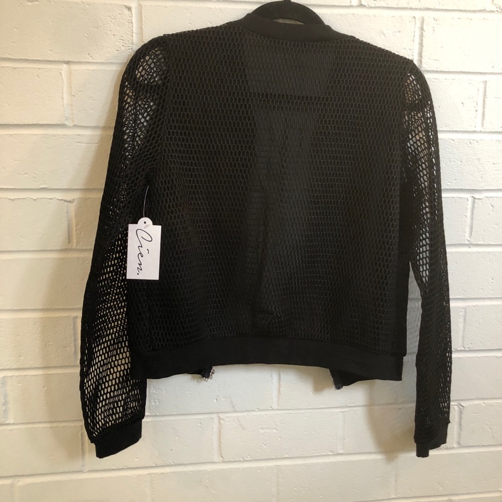 Mesh Jacket with Zipper - Picture 6 of 10